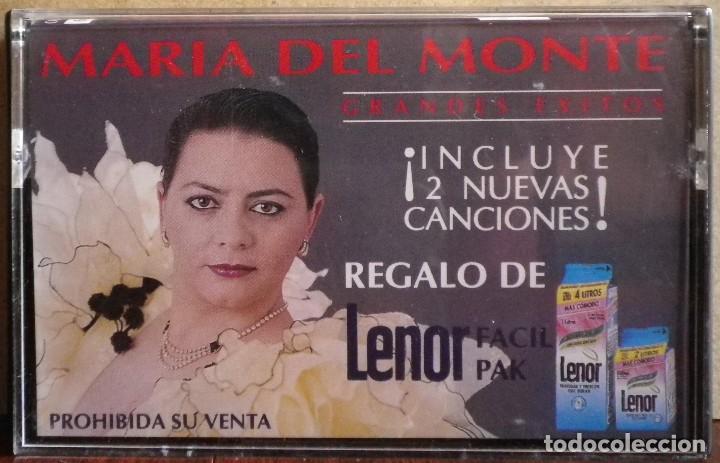 Casetes antiguos: Mar&iacute;a del Monte - Grandes &eacute;xitos - Regalo de Lenor. - Foto 1