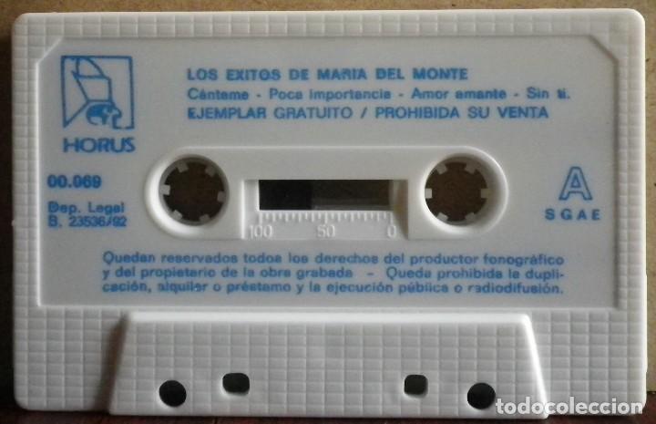 Casetes antiguos: Mar&iacute;a del Monte - Grandes &eacute;xitos - Regalo de Lenor. - Foto 3