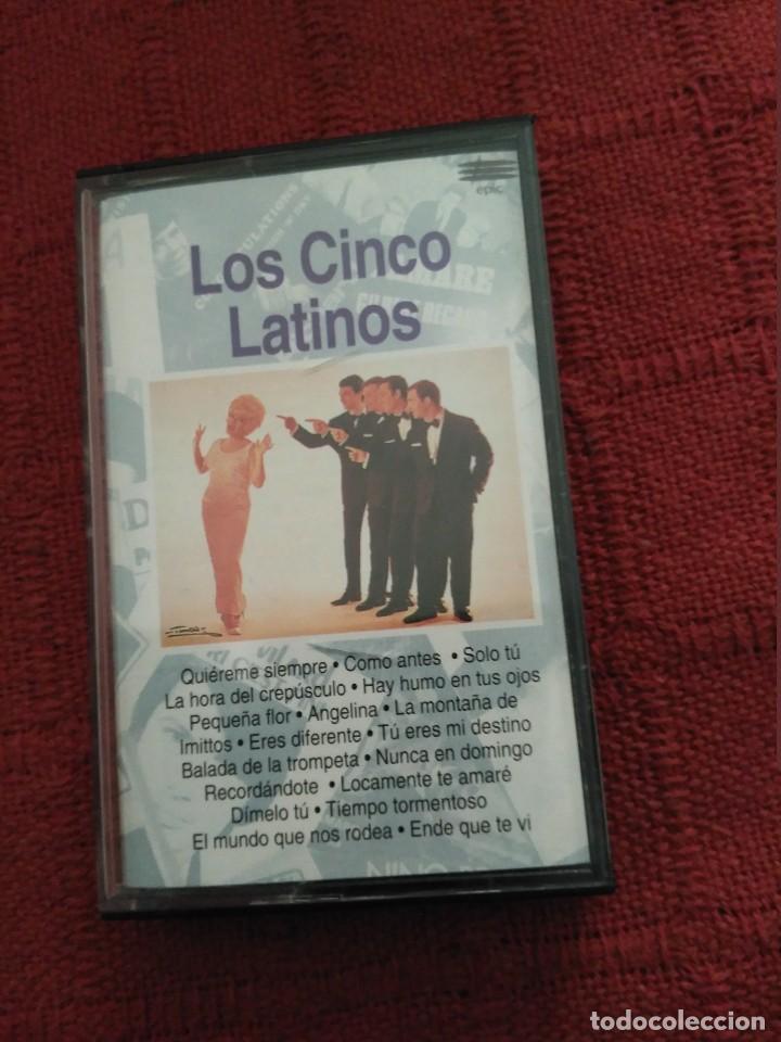 Casetes antiguos: casete los cinco latinos - Foto 1