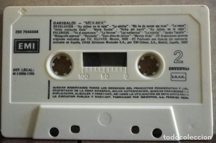 Casetes antiguos: Garibaldi - Mex Mix (EMI 1990) - Foto 5