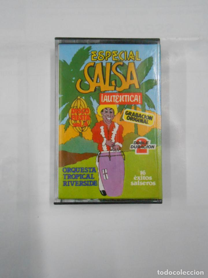 Cassette antiche: ESPECIAL SALSA. ORQUESTA TROPICAL RIVERSIDE. DISCO FIESTA VOL. 4. CASETE. TDKCST7