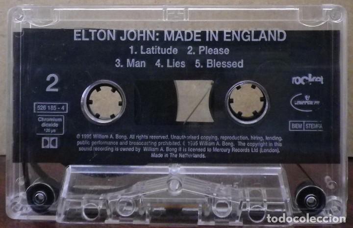 Casetes antiguos: Elton John - Made in England (1995). - Foto 5