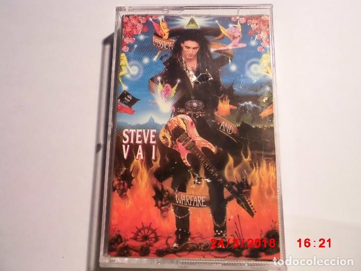 Casetes antiguos: STEVE VAI-PASSION AND WARFARE - Foto 1
