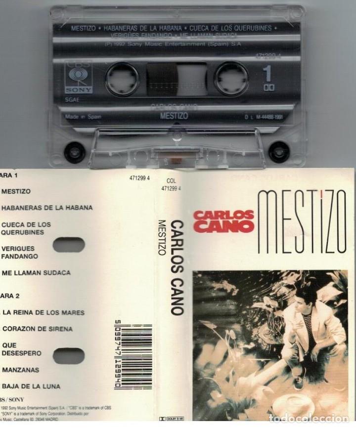 Casetes antiguos: CARLOS CANO-CASETE MESTIZO - Foto 1