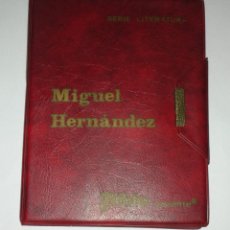 Casetes antiguos: MIGUEL HERNANDEZ BIBLO CASSETTE POESÍA 1977 L-003 SERIE LITERATURA FUNCIONAN CINTAS CASETE. Lote 117476487