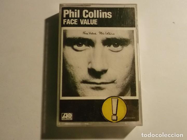 Casetes antiguos: PHIL COLLINS- FACE VALUE - Foto 1