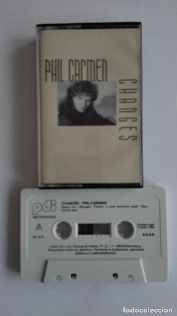 Casetes antiguos: Phil Carmen   Changes   casete 1989 - Foto 1