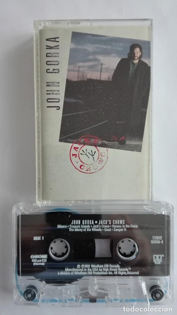Casetes antiguos: John Gorka   Jacks Crows    casete 1991 - Foto 1
