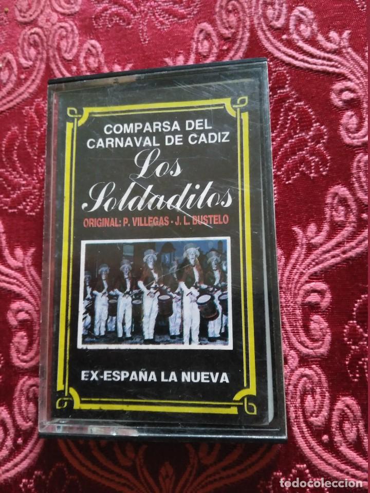 Casetes antiguos: carnaval de cadiz casete comparsa los soldaditos - Foto 1