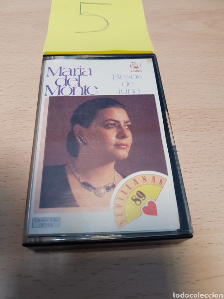 Casetes antiguos: Maria del Monte - Besos de luna 1989 - Foto 1