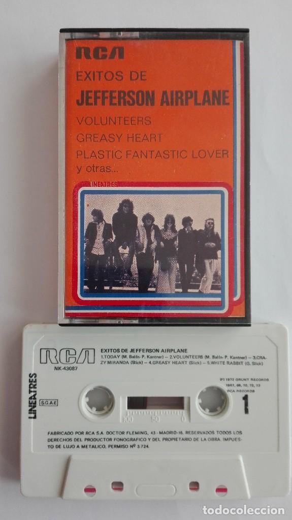 Casetes antiguos: Jefferson Airplane   &eacute;xitos    casete   1979 - Foto 1