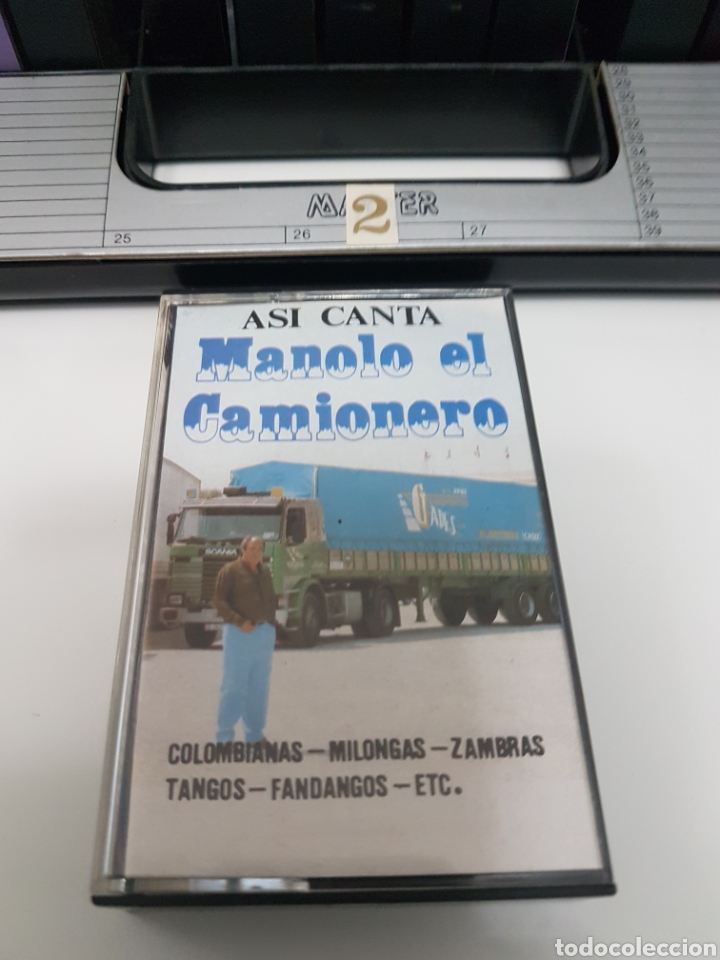 Alte Kassetten: CINTA CASETE ASI CANTA MANOLO EL CAMIONERO - GADES 1987 - 8 TEMAS