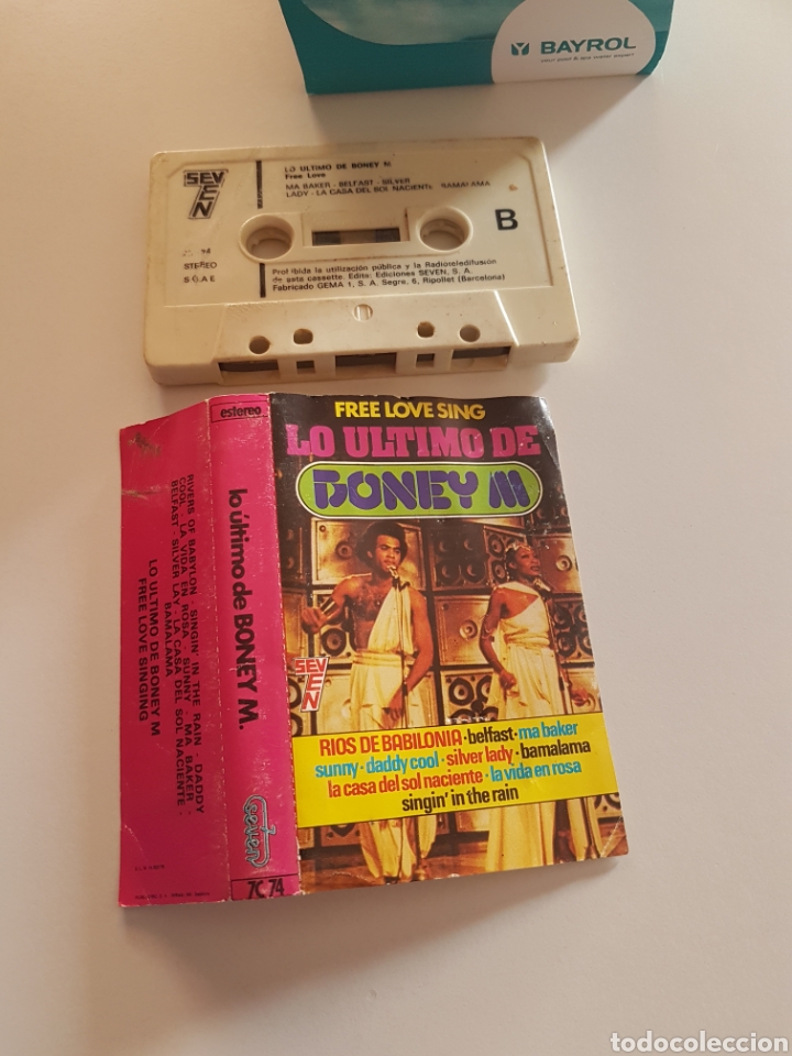 Casetes antiguos: LO ULTIMO DE BONEY M 1978