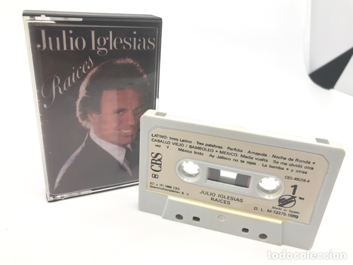 Casetes antiguos: Julio Iglesias Raices - Foto 1