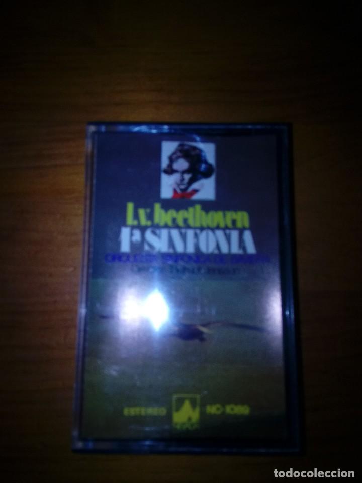 Casetes antiguos: BEETHOVEN 1&ordf; SINFONIA. C16F - Foto 1