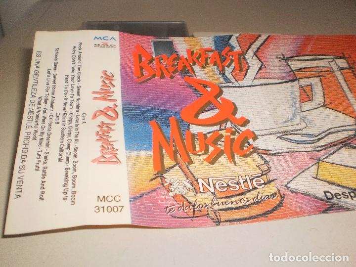 Casetes antiguos: casete, cassette, cinta breakfast & music. nestl&eacute;. mca 1993 spain