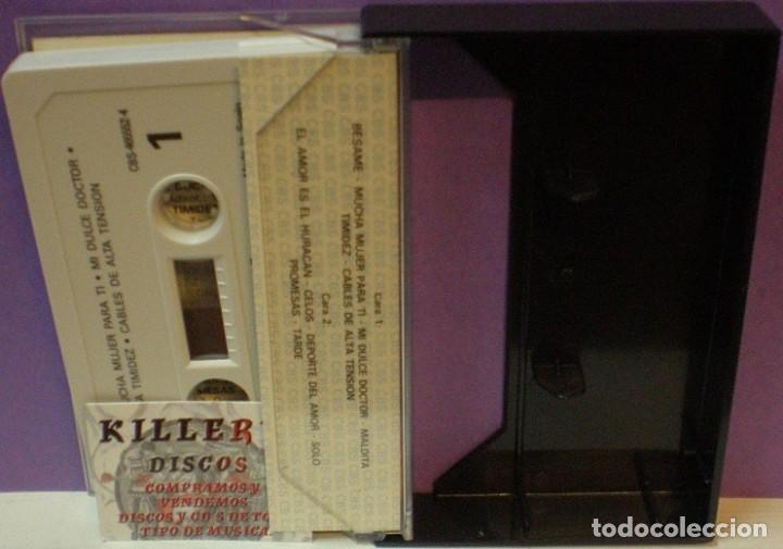 Casetes antiguos: Vicky Larraz - Hurac&aacute;n - Cassette 1989 - Foto 2