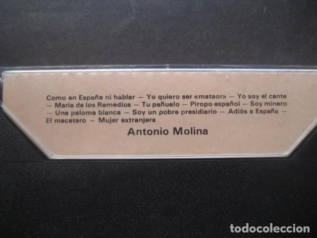 Casetes antiguos: ANTONIO MOLINA . LOS 12 EXITOS DE ORO. PERFIL 1985 - Foto 3
