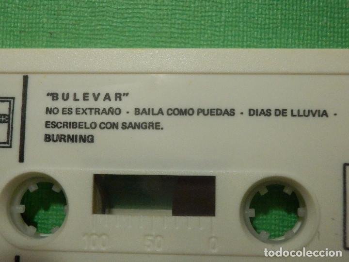 Casetes antiguos: CINTA DE CASSETTE - CASETE - BURNING - BULEVAR - TIMPLE - 1988 - Foto 2