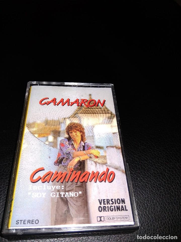 Casetes antiguos: CAMARON / CAMINANDO / INCLUYE SOY GITANO / CASETE - Foto 1