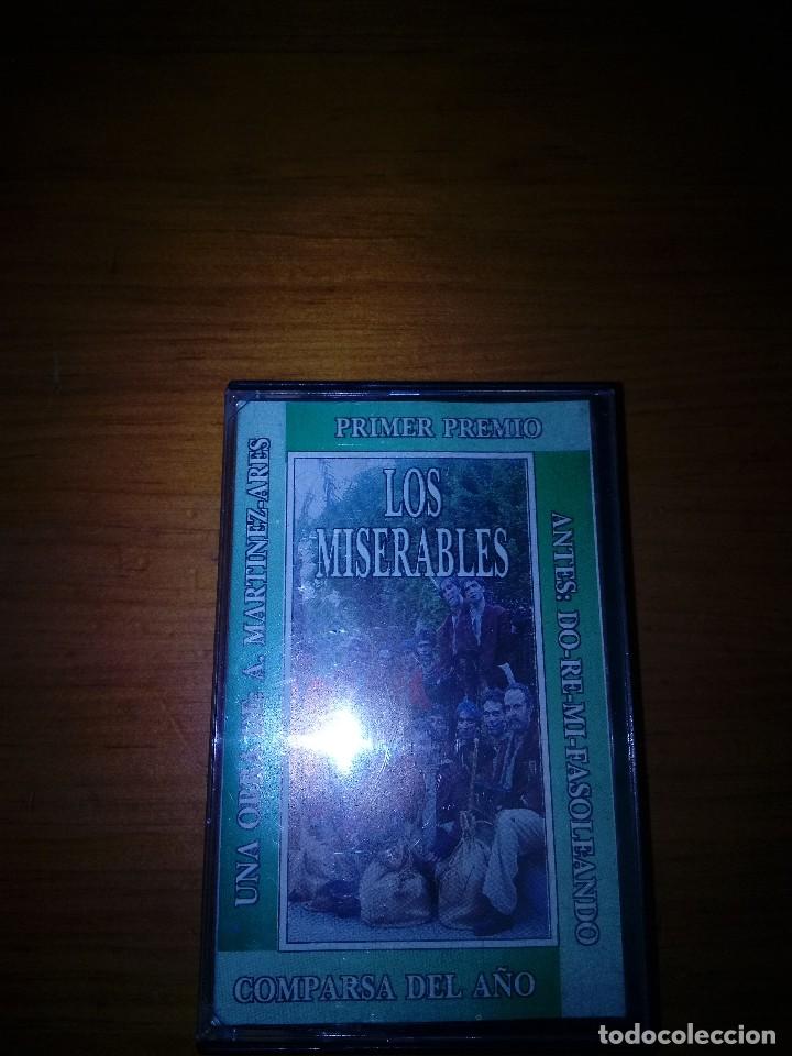 Casetes antiguos: LOS MISERABLES. COMPARSA DEL A&Ntilde;O. - Foto 1
