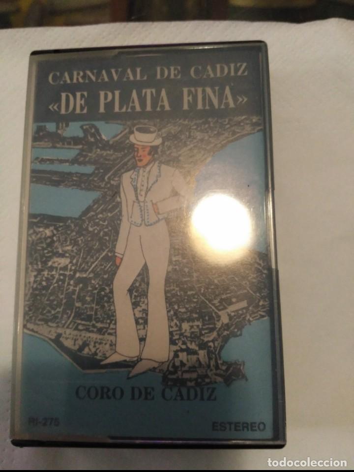 Casetes antiguos: carnaval de cadiz de plata fina casete