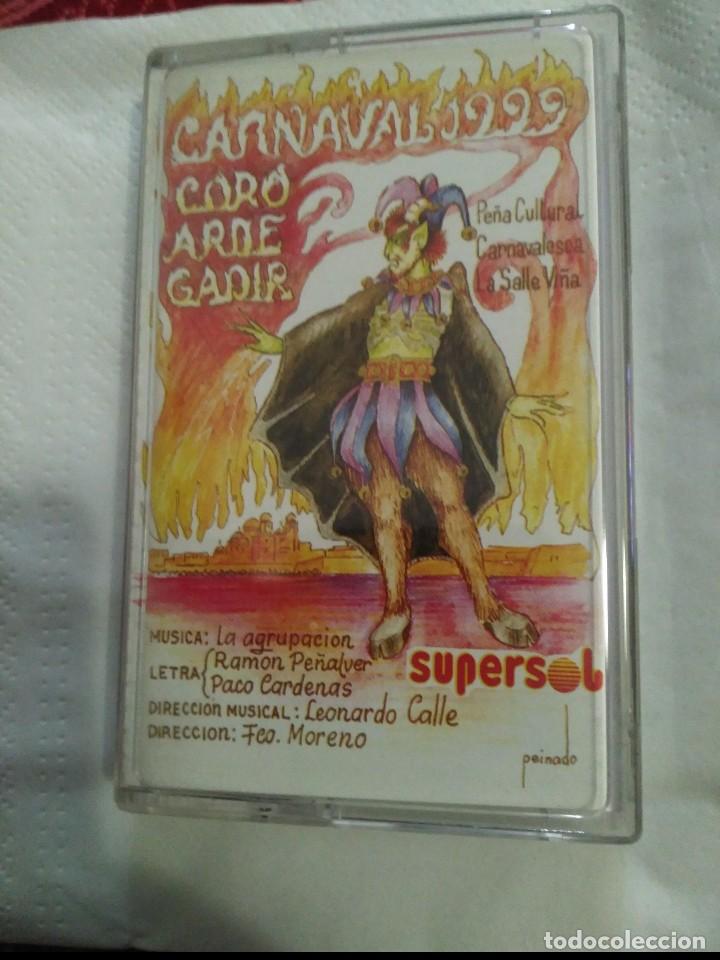 Casetes antiguos: carnaval de cadiz coro arde gadir - Foto 1