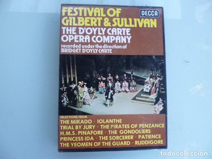 Cassetes antigas: Festival of Gilbert & Sullivan The D&oacute;yly carte opera company selection from Mikado, iolanthe