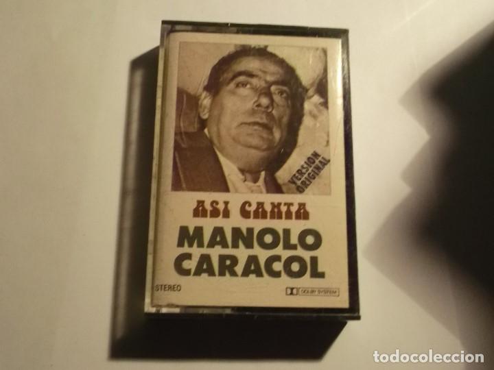 Casetes antiguos: ASI CANTA MANOLO CARACOL - Foto 1