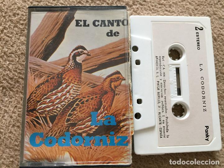 Casetes antiguos: EL CANTO DE LA CODORNIZ cinta casete cassette caset kreaten