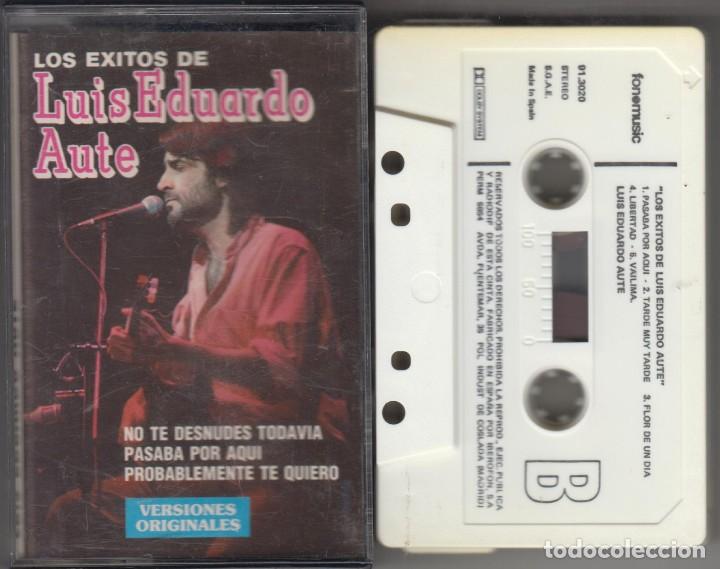 Casetes antiguos: Los &eacute;xitos de Luis Eduardo Aute cassette 1989 - Foto 1