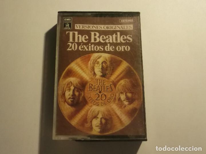 Casetes antiguos: THE BEATLES-20 EXITOS DE ORO - Foto 1
