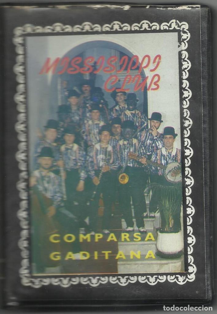 Casetes antiguos: Carnaval de C&aacute;diz, Comparsa - Mississippi Club. Cassete-Mini Estuche.