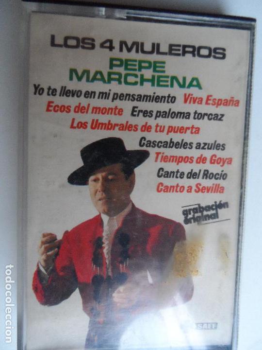 Casetes antiguos: PEPE MARCHENA - LOS 4 MULEROS A&Ntilde;O 1978 SAEF. - Foto 1