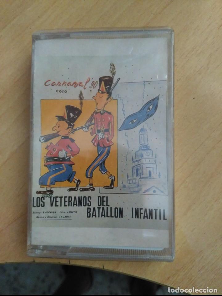 Casetes antiguos: carnaval de cadiz casete coro los veteranos del batallon infantil nuevo con precinto