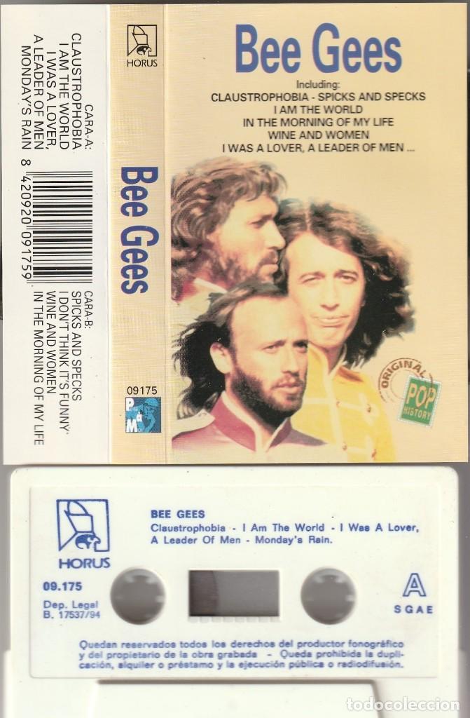 Casetes antiguos: BEE GEES (CASSETTE HORUS 1994 ESPA&Ntilde;A) - Foto 1