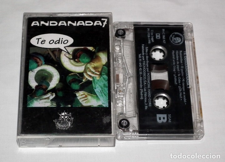 Casetes antiguos: CASSETTE ANDANADA 7 - TE ODIO - Foto 1