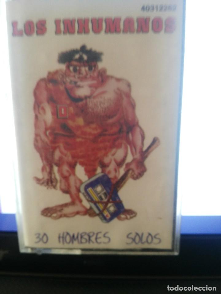 Casetes antiguos: Los inhumanos 30 hombres solos - Foto 1