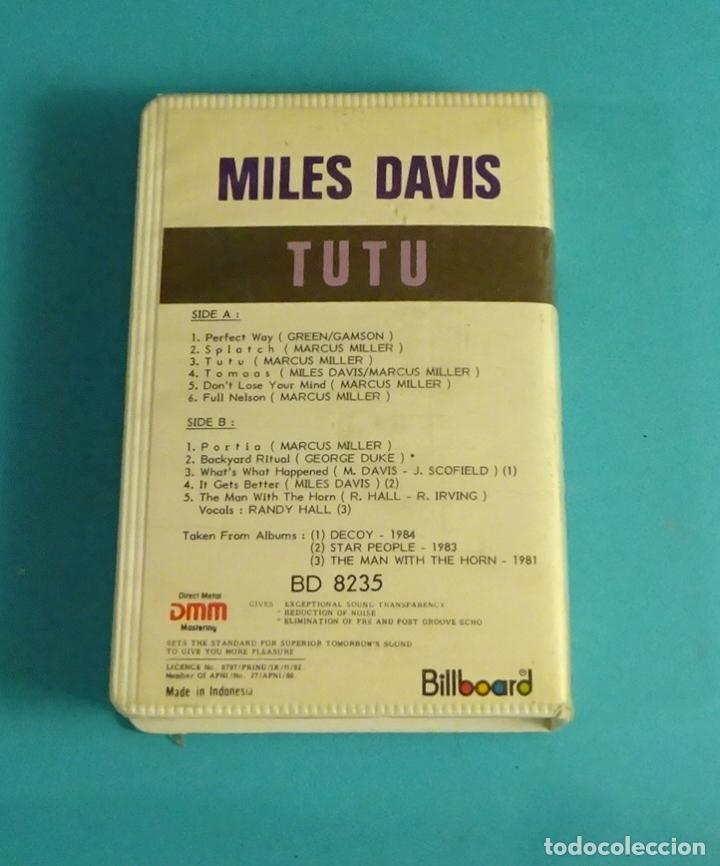 Casetes antiguos: MILES DAVIS. TUTU. BILLBOARD - Foto 3