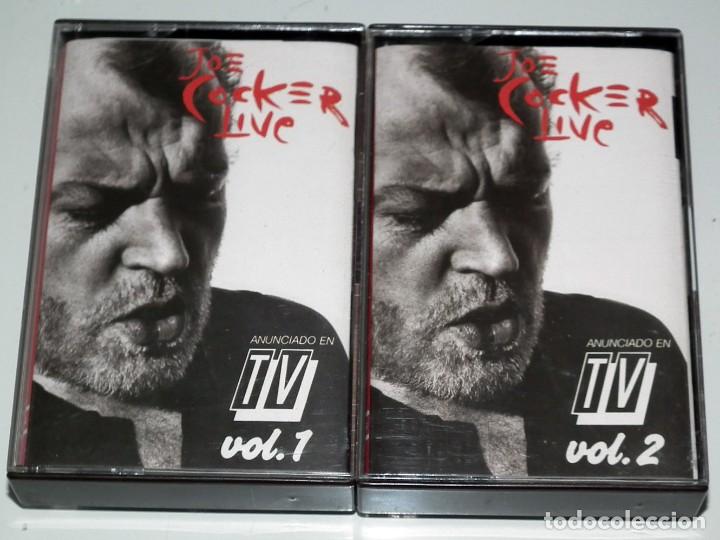 Casetes antiguos: DOBLE CASSETTE JOE COCKER - LIVE - Foto 1