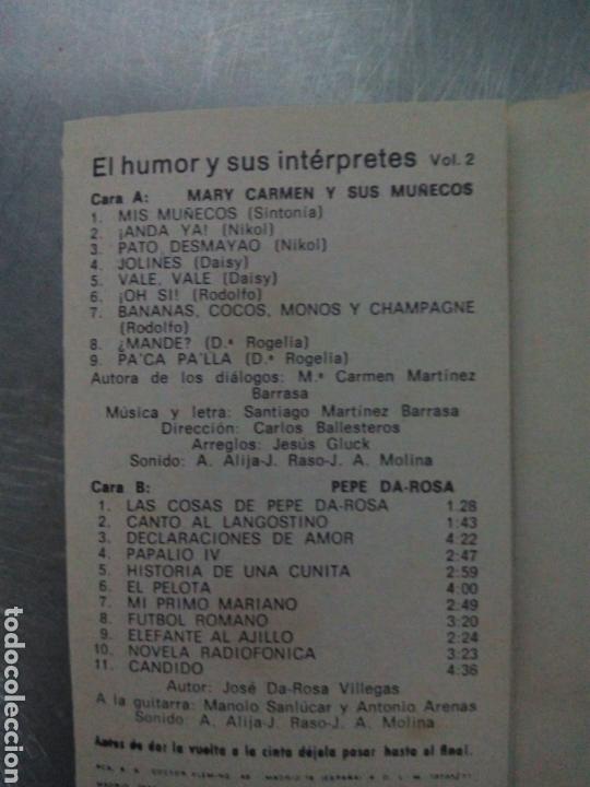 Casetes antiguos: EL HUMOR Y SUS INTERPRETES - Foto 2