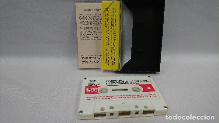 Casetes antiguos: CINTA, CASETE JORGE NEGRETE - Foto 2
