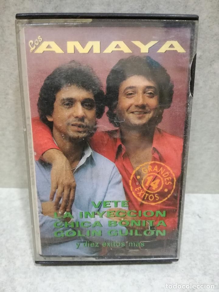 Casetes antiguos: CINTA - CASSETTE - CASET - LOS AMAYA - EXITOS - RCA 1991 - Foto 1