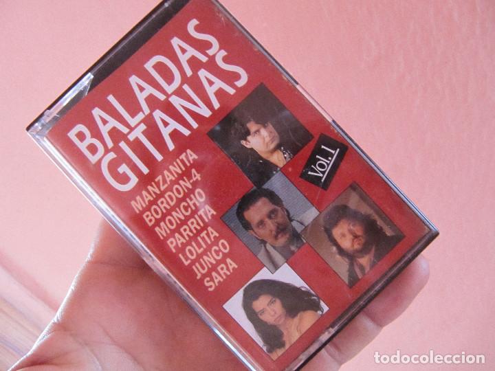 Casetes antiguos: BALADAS GITANAS VOL 1-MANZANITA-BORDON-4-MONCHO-PARRITA-LOLITA-JUNCO-SARA-DIFICIL