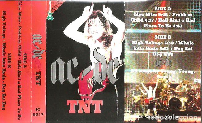 Casetes antiguos: CASETE  AC/DC : TNT  (LIVE ) - Foto 3