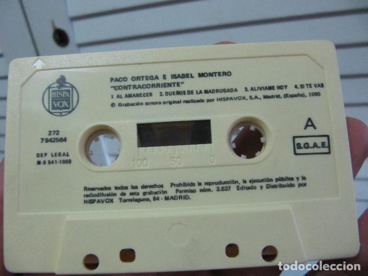 Casetes antiguos: PACO ORTEGA E ISABEL CONTRACORRIENTE-RARO EN CASSETTE - Foto 4