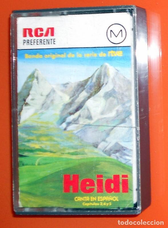 Casetes antiguos: CASETE CASSETTE ANTIGUA 1975 BANDA SONORA ORIGINAL HEIDI SERIE TVE VINTAGE RCA RECORDS