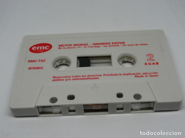 Casetes antiguos: CASETE - VICTOR MANUEL - GRANDES &Eacute;XITOS - 1994 - Foto 4