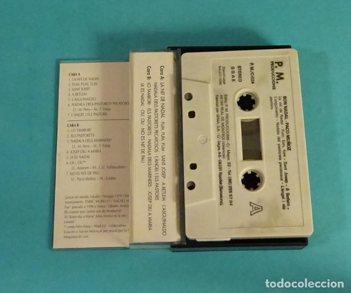 Casetes antiguos: PACO MU&Ntilde;OZ. BON NADAL - Foto 2