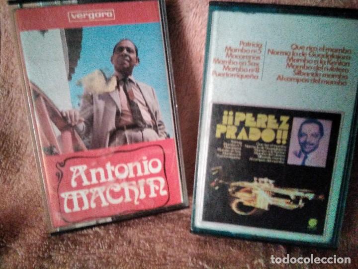 Casetes antiguos: PEREZ PRADO Y ANTONIO MACHIN SUS EXITOS - Foto 1